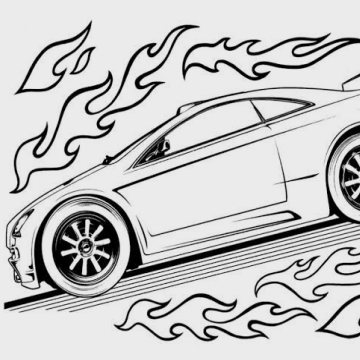 Desenho de carrinhos